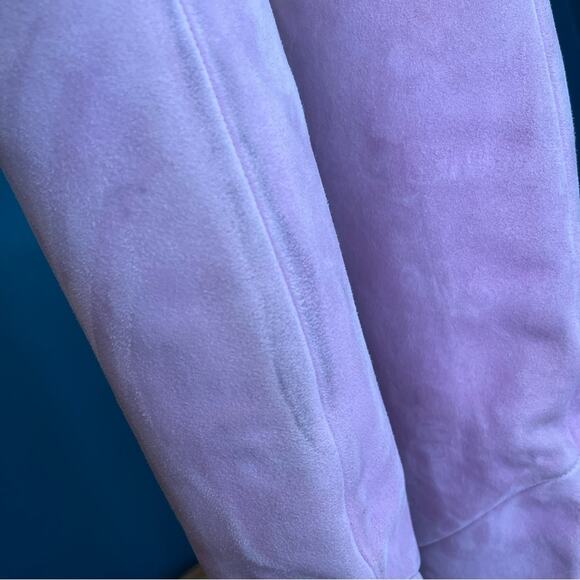 Brandon Maxwell Suede Structural Mirror Heel Knee High Boots Women’s Size 40/10 - Picture 4 of 11